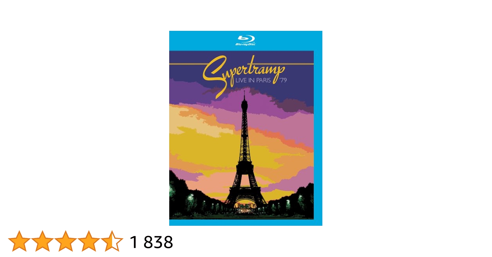Supertramp - Live In Paris '79 [Blu-ray]: DVD et Blu-ray